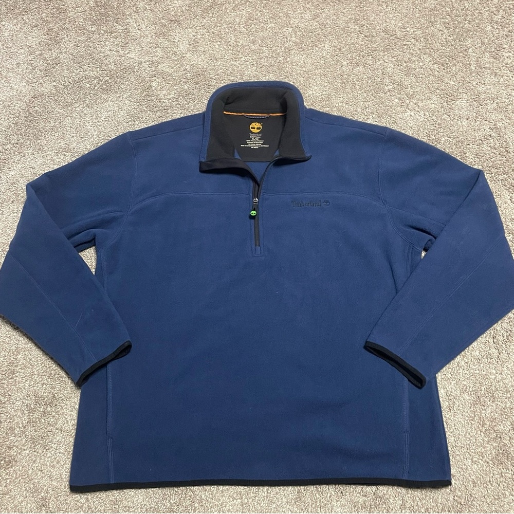 Men’s Timberland Fleece Quarter Zip Pullover Size XL